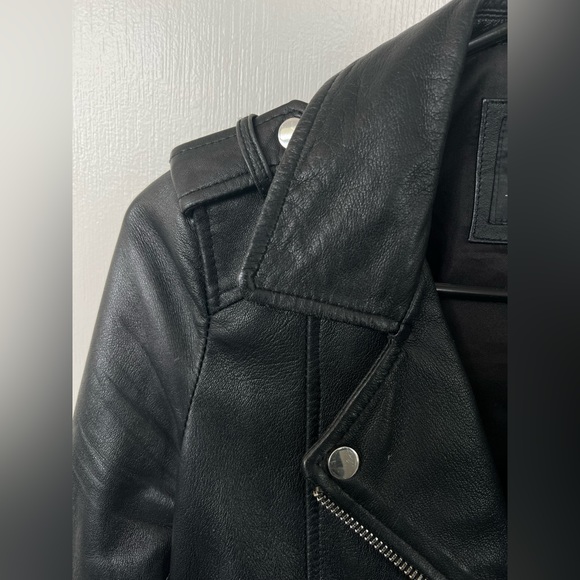 Genuine Leather Zara Biker Jacket - Picture 4 of 16